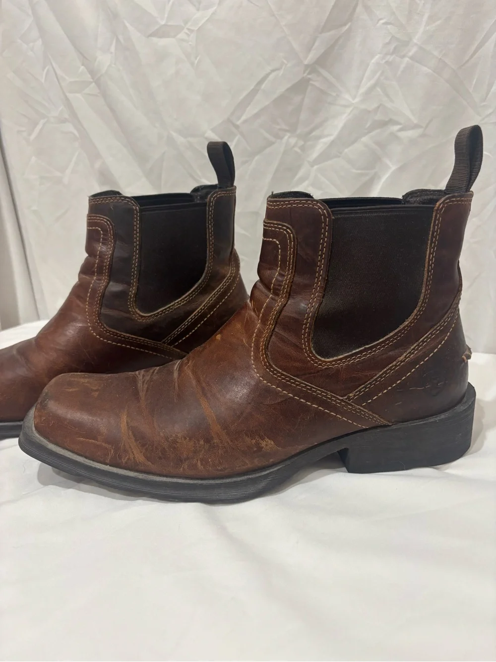 Ariat Midtown Rambler Men's Brown Leather Chelsea Boots